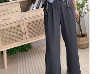 그레이 쉬폰 롱팬츠 (Long chiffon…